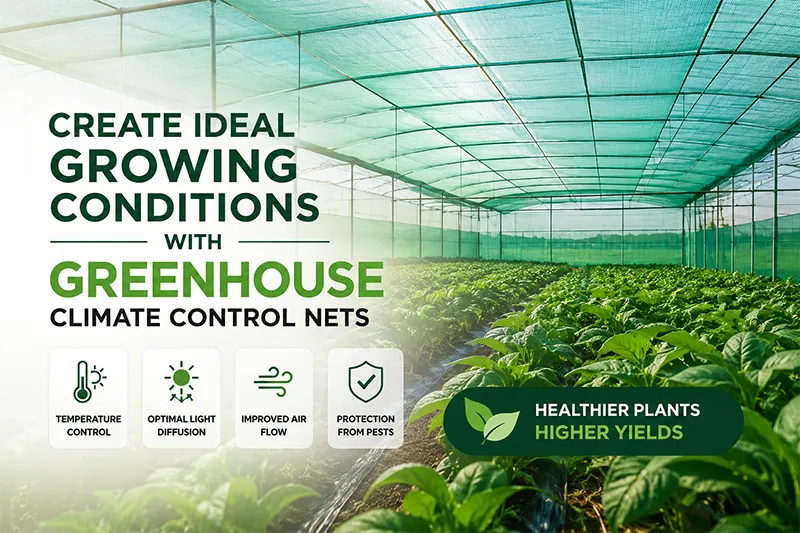Greenhouse Climate control Nets manufacturers in india