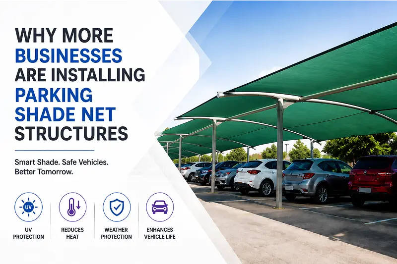 Parking Shade Net Structures